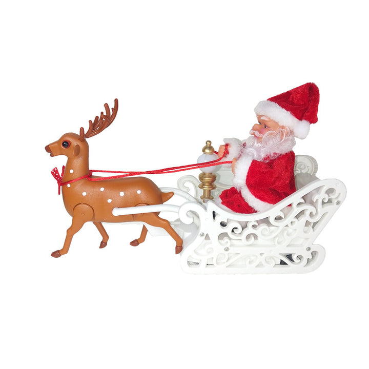Christmas decoration sled with reindeer