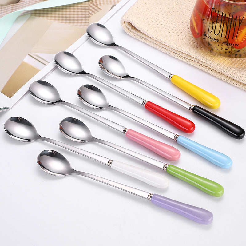 Ergonomic teaspoon with non-slip handle Stornfield