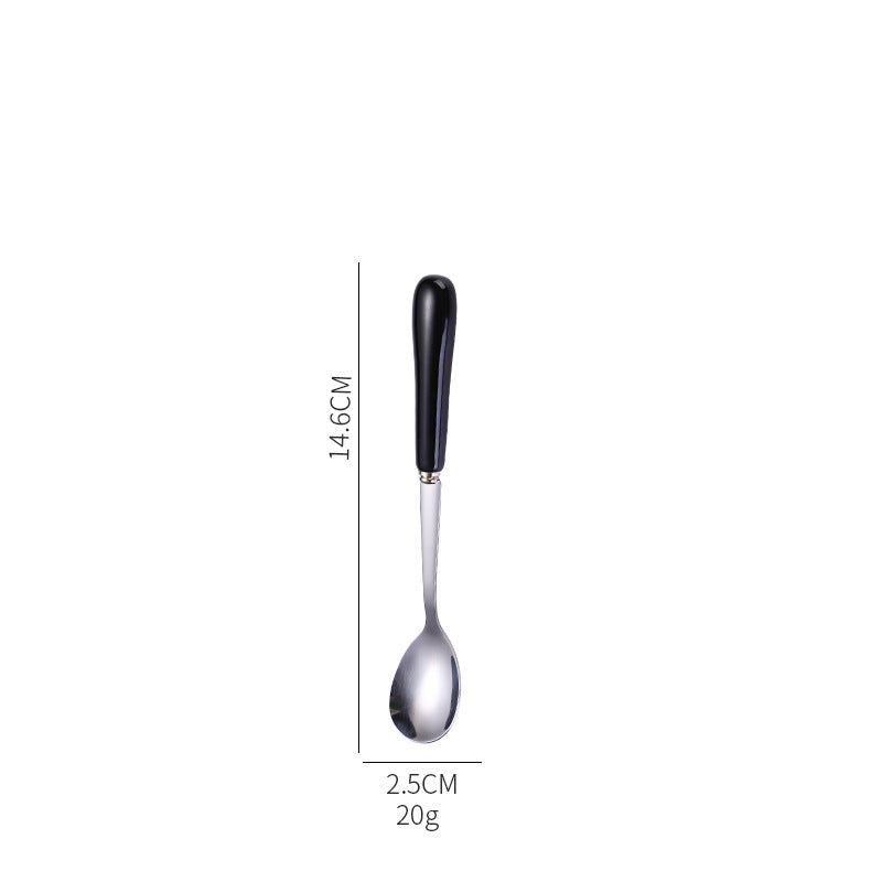 Ergonomic teaspoon with non-slip handle Stornfield