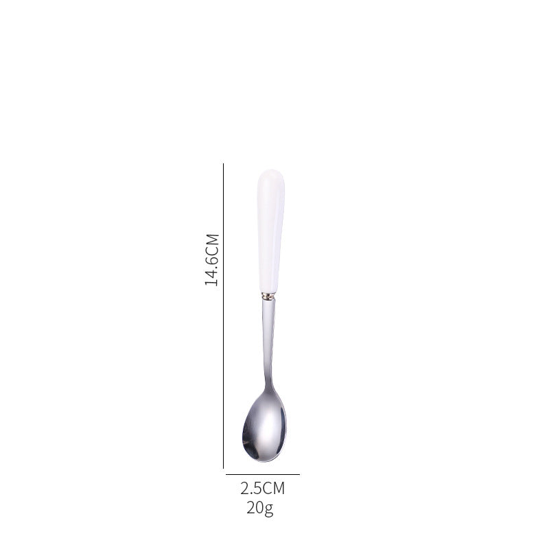 Ergonomic teaspoon with non-slip handle Stornfield