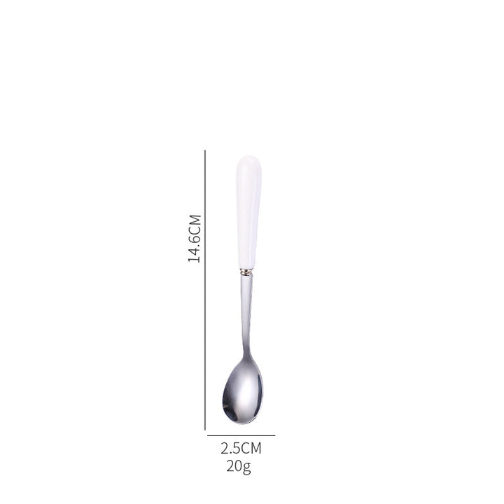 Ergonomic teaspoon with non-slip handle Stornfield