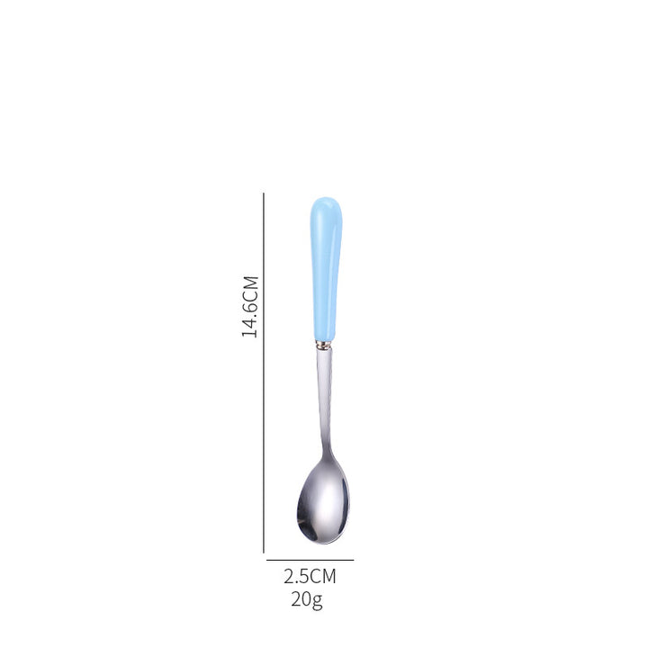 Ergonomic teaspoon with non-slip handle Stornfield