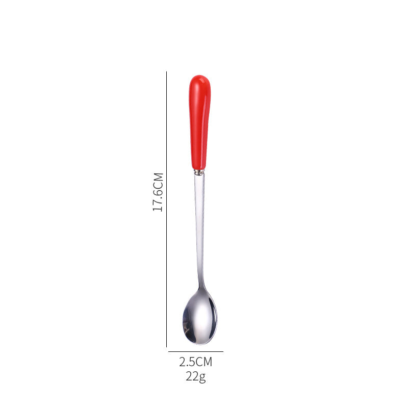 Ergonomic teaspoon with non-slip handle Stornfield