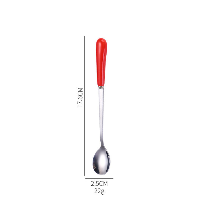 Ergonomic teaspoon with non-slip handle Stornfield