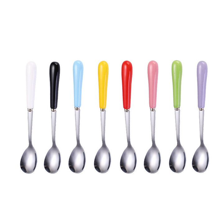 Ergonomic teaspoon with non-slip handle Stornfield