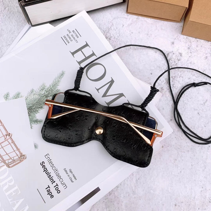 Decorative Leather Eyewear Case Stornfield