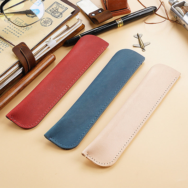 Leather Pencil Roll Case