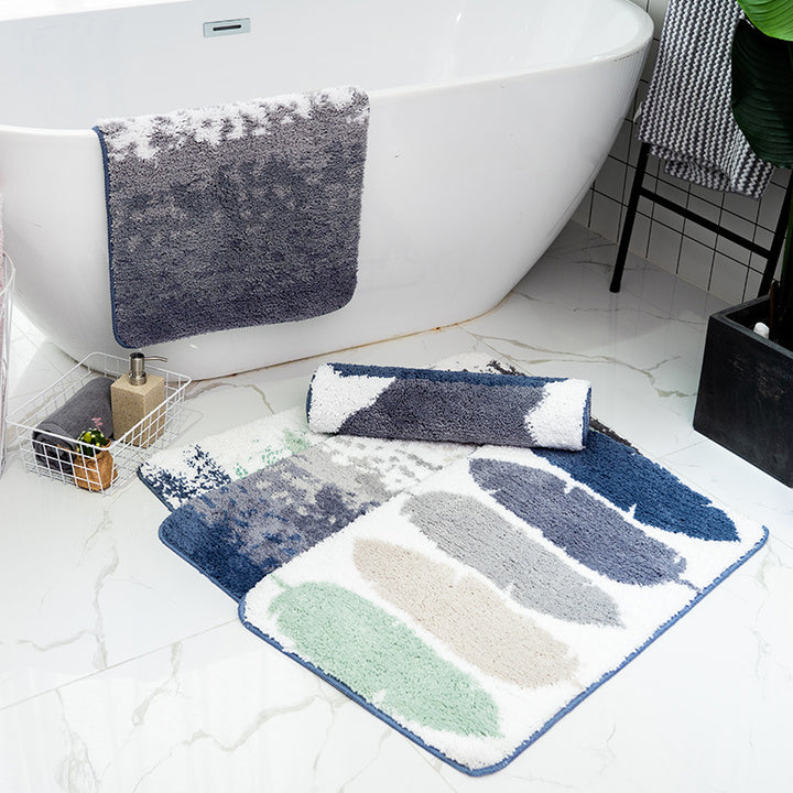 Plush Bathroom Rug Set