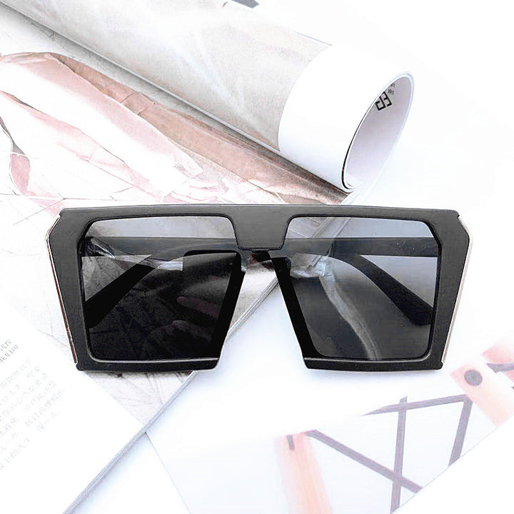 Ladies stylish geometric sunglasses in angular design Stornfield