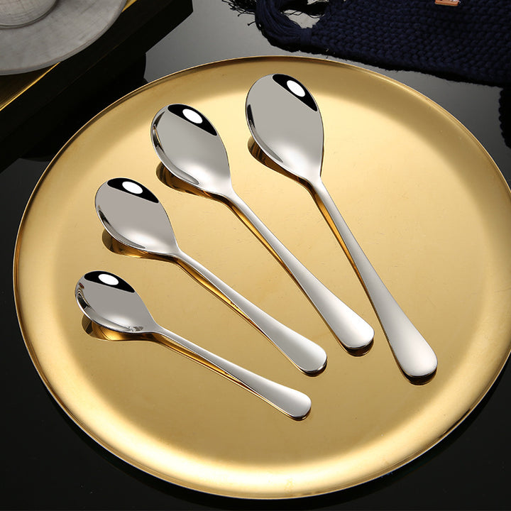 Elegant teaspoon with ergonomic design and shiny surface Stornfield