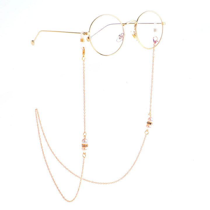 Elegant Pearl Accented Eyewear Chain Stornfield