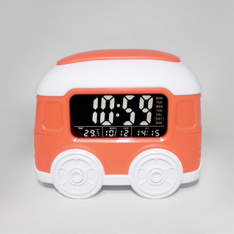 Digital Alarm Clock in Modern Bus Design Stornfield