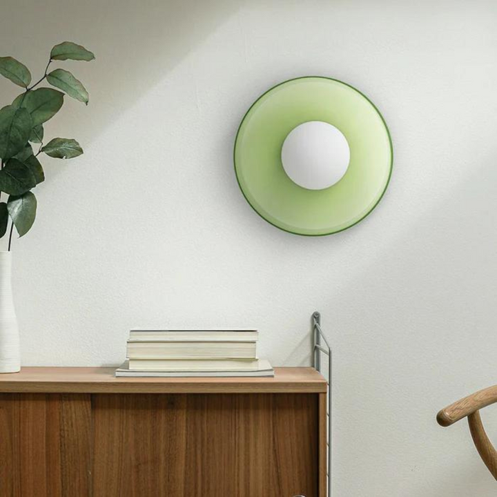 Round Ceiling Lamp with Stylish Functionality - LumiSphere | Stornfield