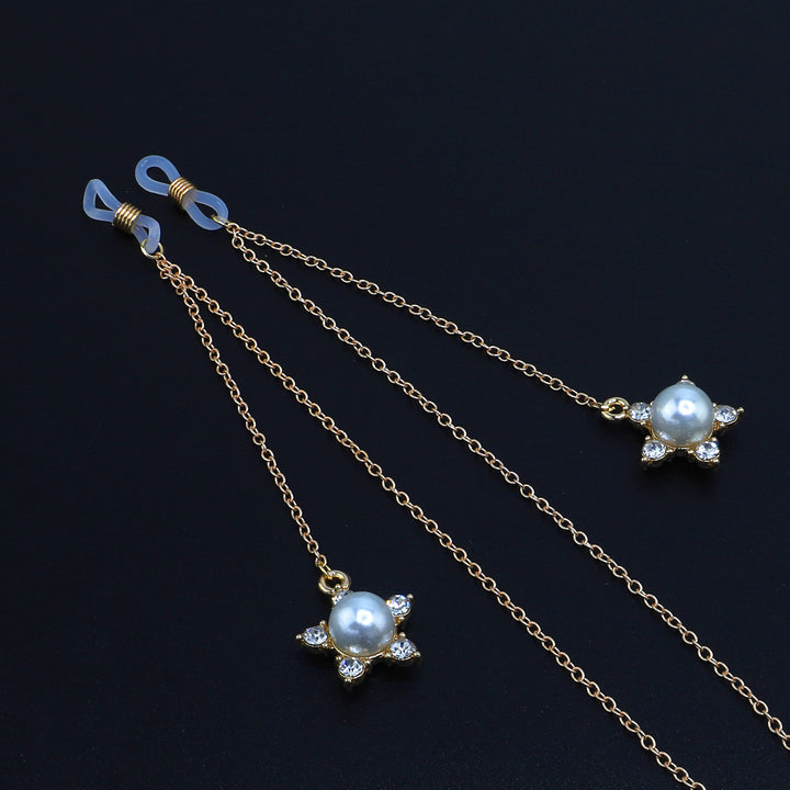 Pearl-Accented Eyewear Chain Stornfield
