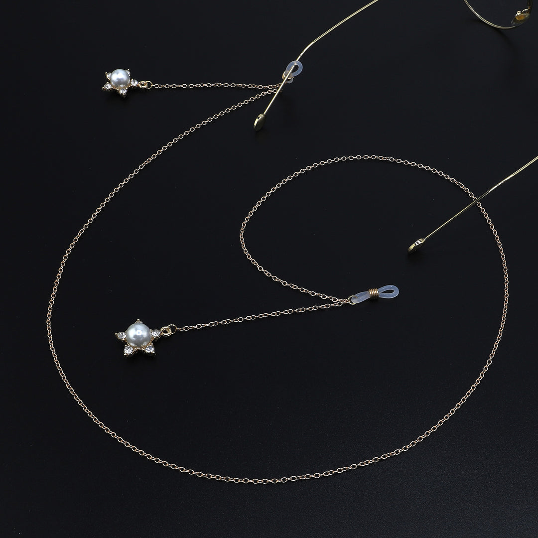 Pearl-Accented Eyewear Chain Stornfield