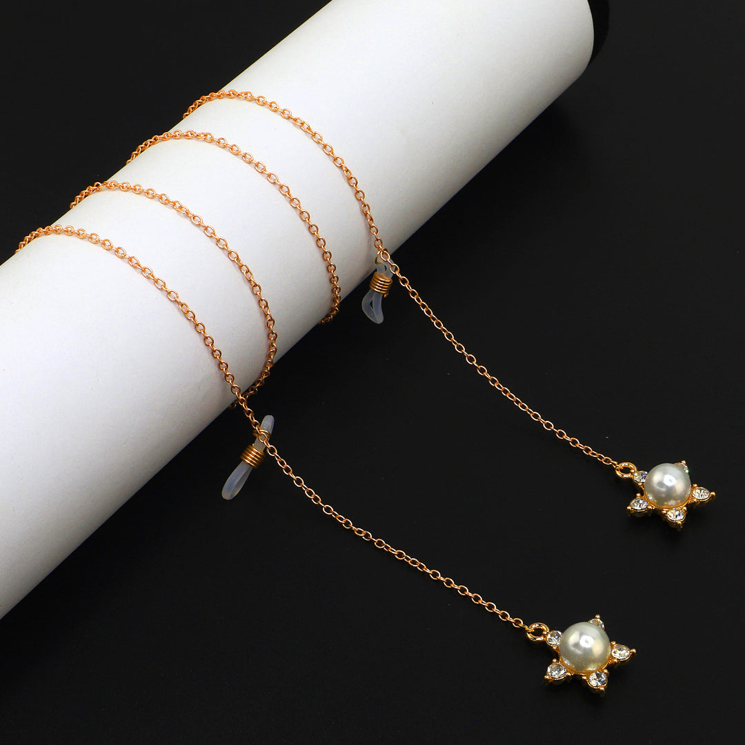 Pearl-Accented Eyewear Chain Stornfield