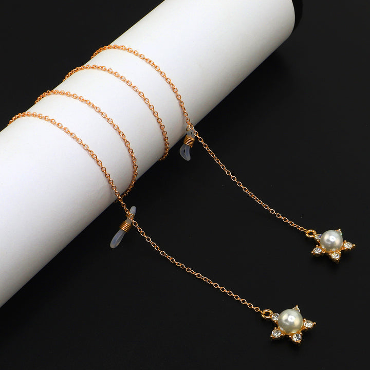 Pearl-Accented Eyewear Chain Stornfield