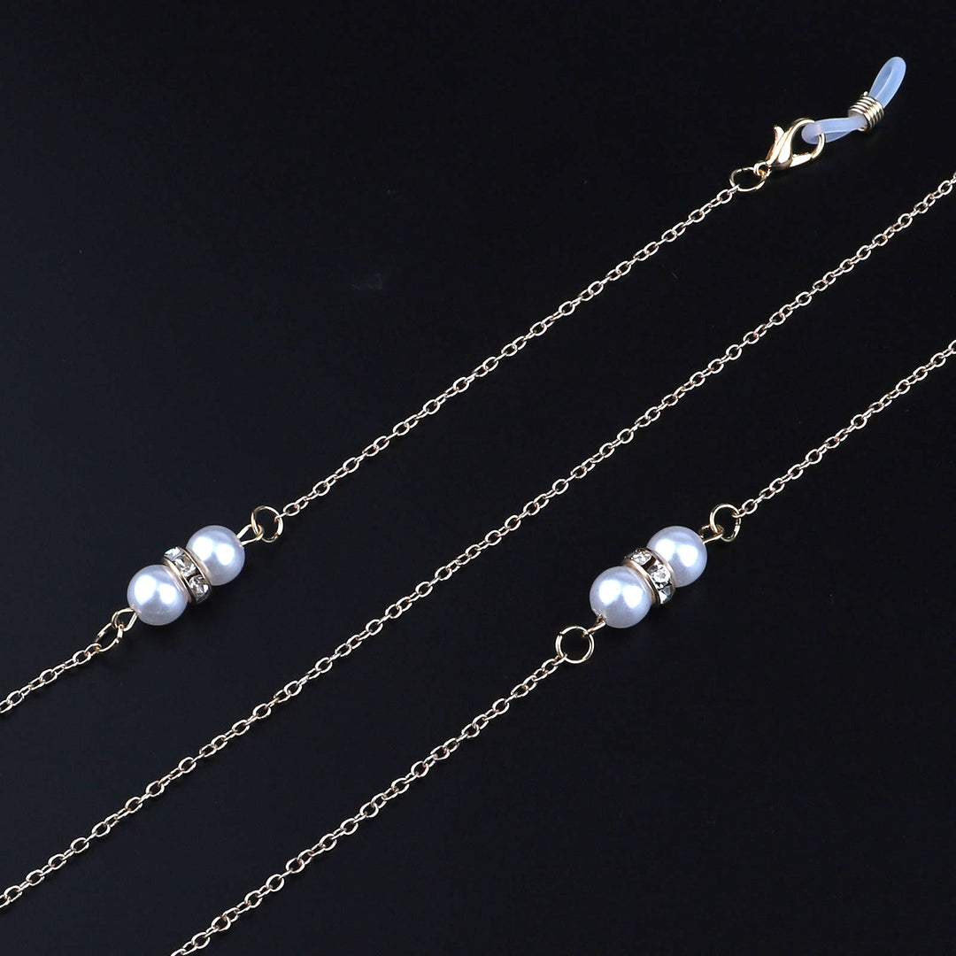 Elegant Pearl Accented Eyewear Chain Stornfield