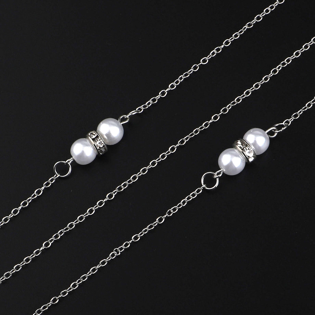 Elegant Pearl Accented Eyewear Chain Stornfield