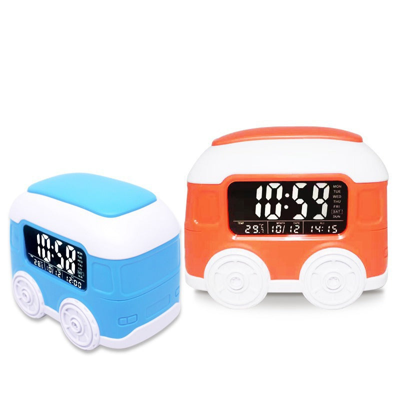 Digital Alarm Clock in Modern Bus Design Stornfield