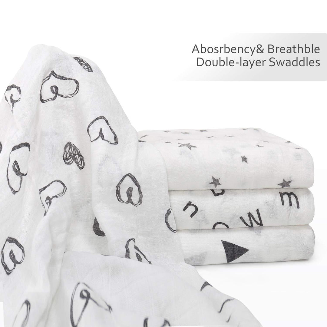 Soft Cotton Muslin Swaddle Blanket Stornfield