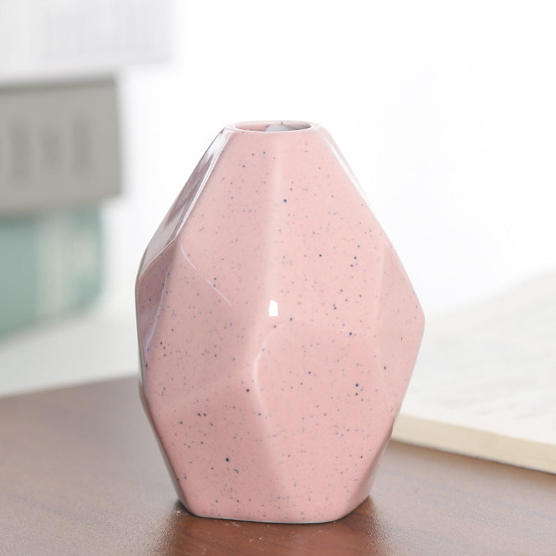 Geometric Ceramic Decorative Vase Stornfeild