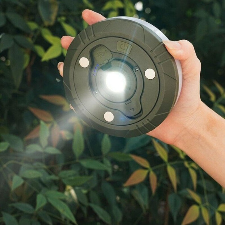 Camping lamp with 10m RGB light chain — Your magical light source for unforgettable outdoor experiences | Stornfield
