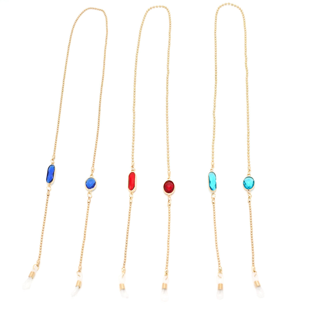 Elegant Gemstone Glasses Chain Stornfield