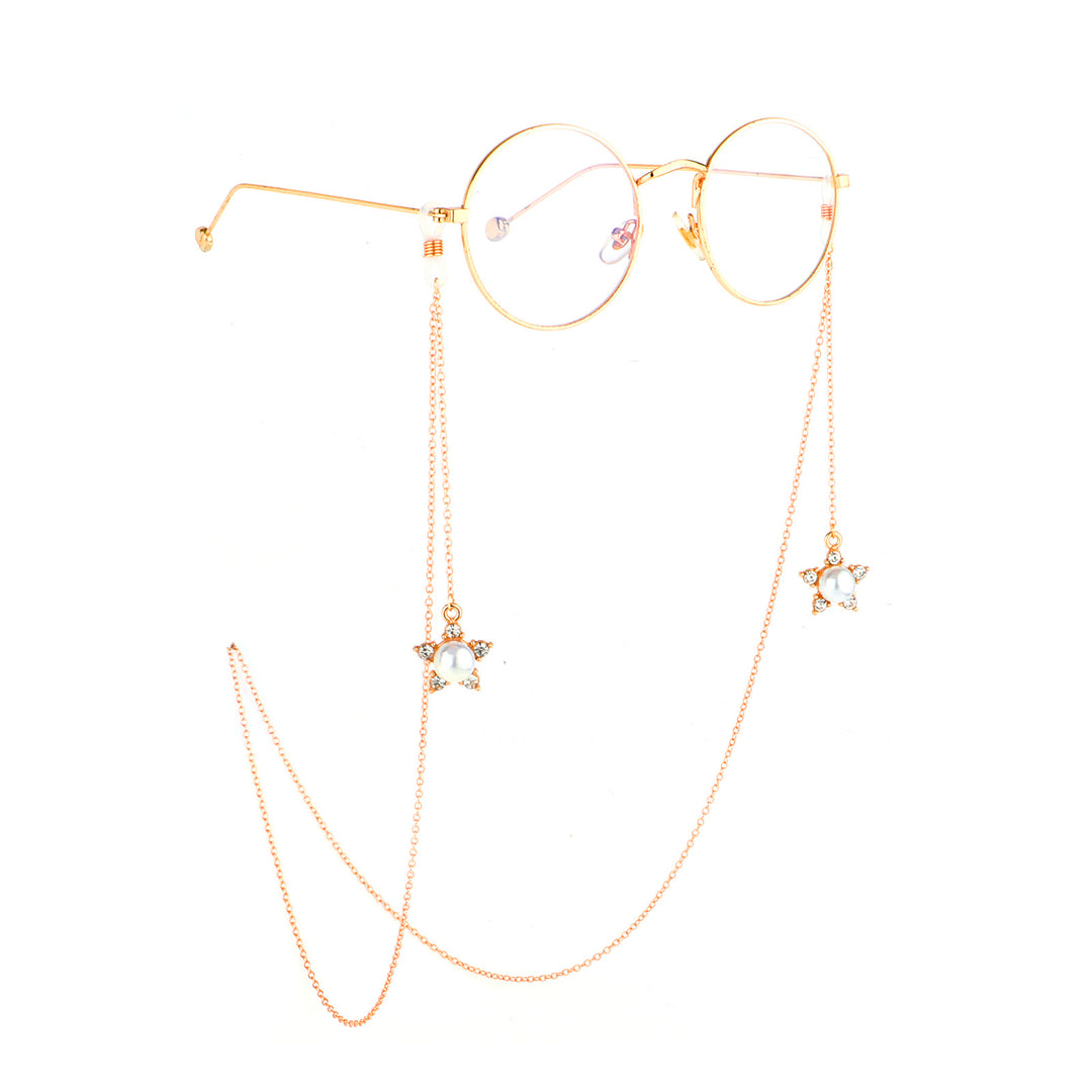 Pearl-Accented Eyewear Chain Stornfield