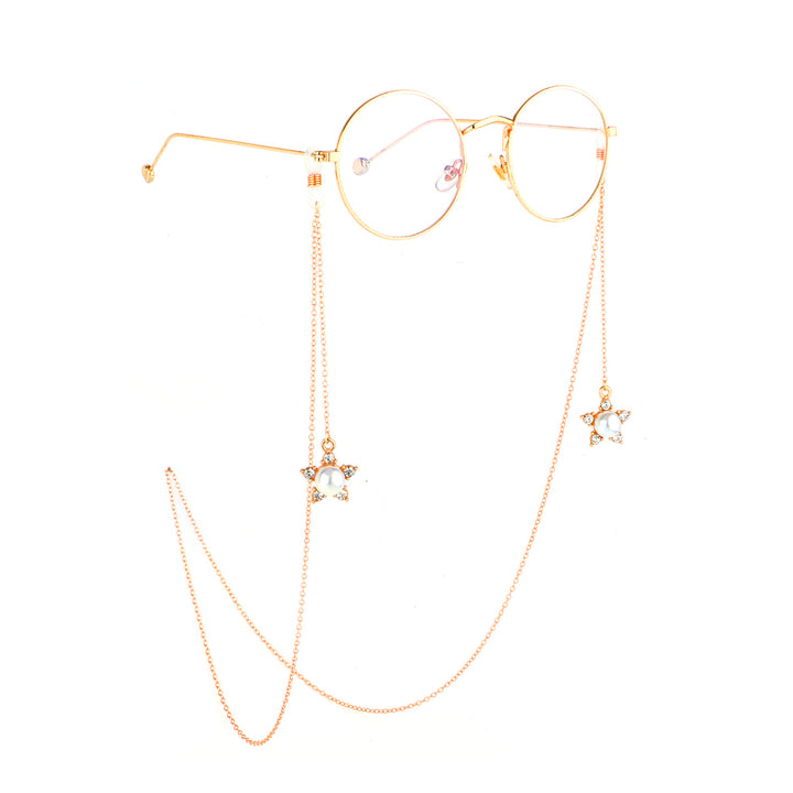 Pearl-Accented Eyewear Chain Stornfield