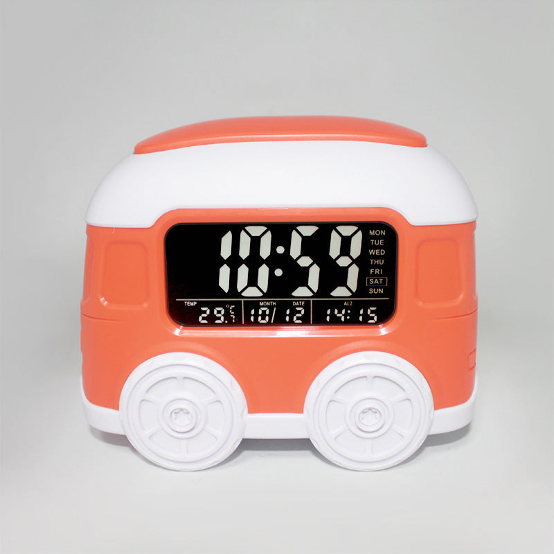 Digital Alarm Clock in Modern Bus Design Stornfield