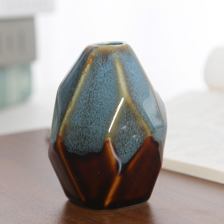 Geometric Ceramic Decorative Vase Stornfeild