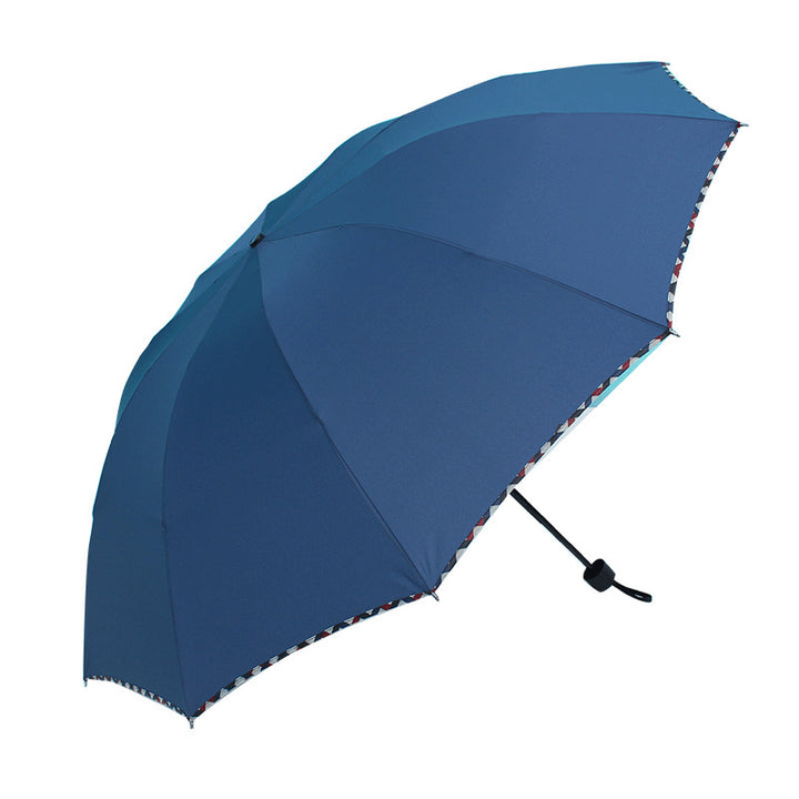 Women lightweight automatic umbrella with sturdy frame and practical carrying mechanism Stornfield