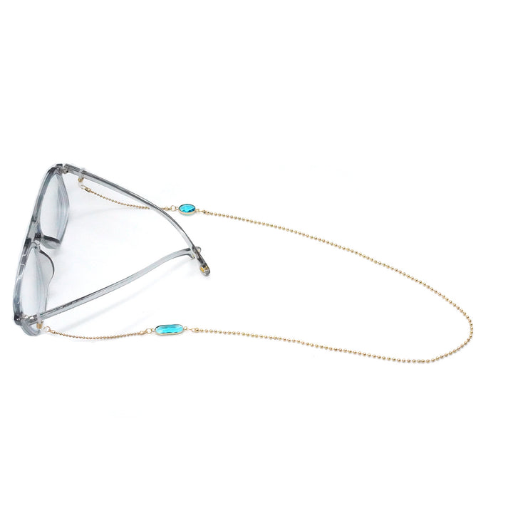 Elegant Stone-Embellished Eyewear Chain Stornfield