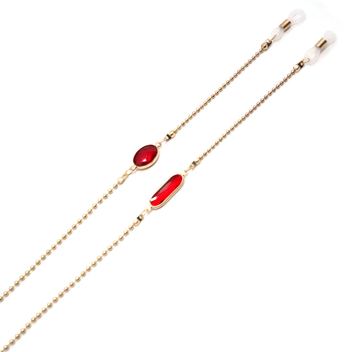 Elegant Gemstone Glasses Chain Stornfield