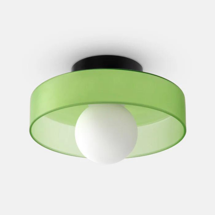 Round Ceiling Lamp with Stylish Functionality - LumiSphere | Stornfield