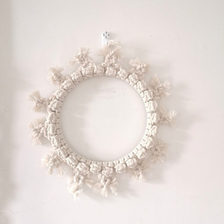 Decorative Macrame Wall Mirror Stornfield