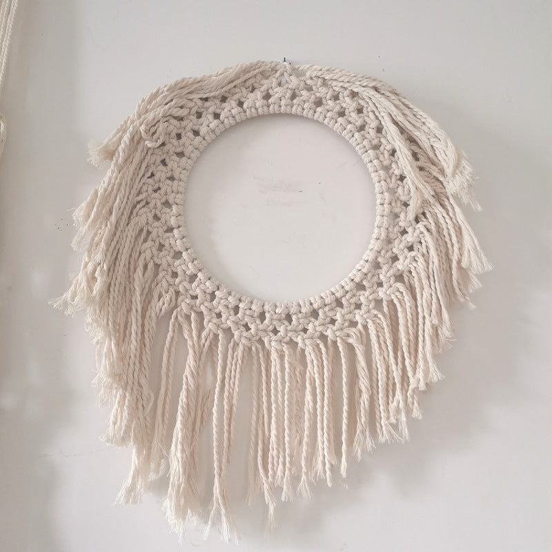Decorative Macrame Wall Mirror Stornfield