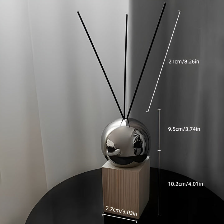 Stainless Steel Aroma Diffuser – Relaxing Room Fragrance with Essential Oils | Decorative for Home and Hotel | Stornfield