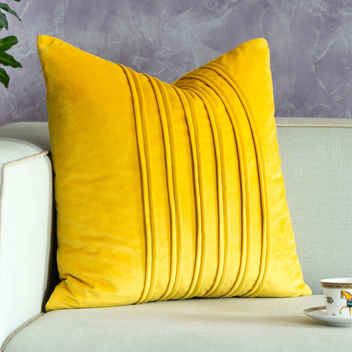 Textured Velvet Throw Pillow