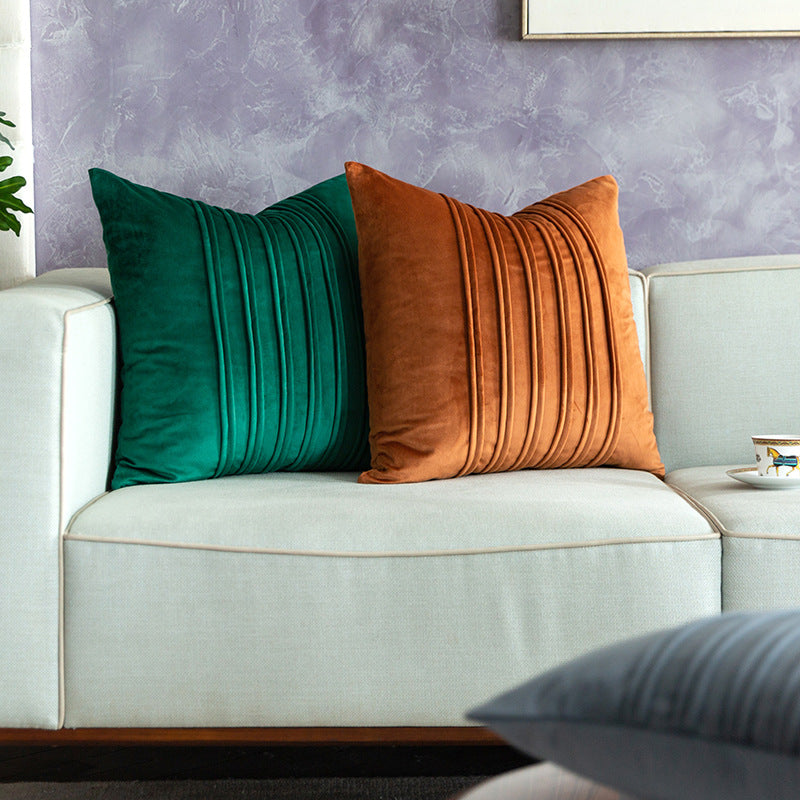 Textured Velvet Throw Pillow