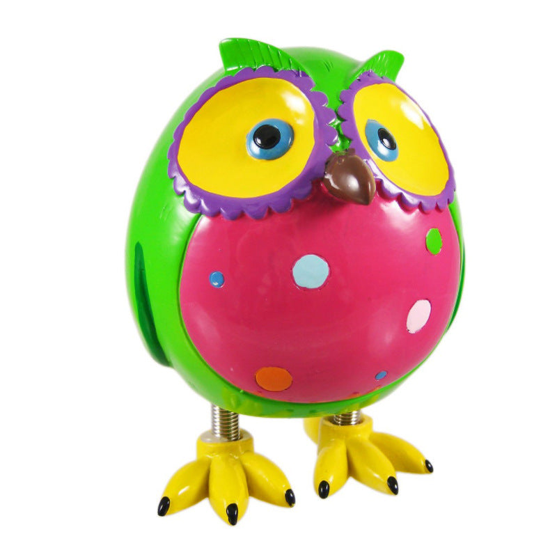 Whimsical Decorative Owl Figurine