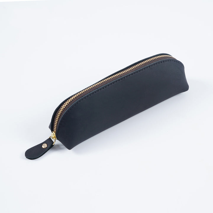 Premium Leather Zippered Pencil Case