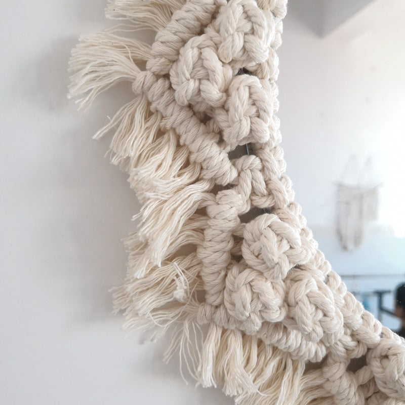 Decorative Macrame Wall Mirror Stornfield