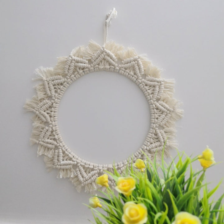 Decorative Macrame Wall Mirror Stornfield