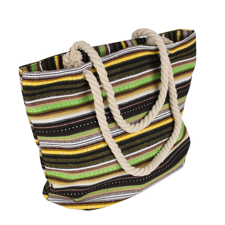 Colorful cotton striped bag Stornfield