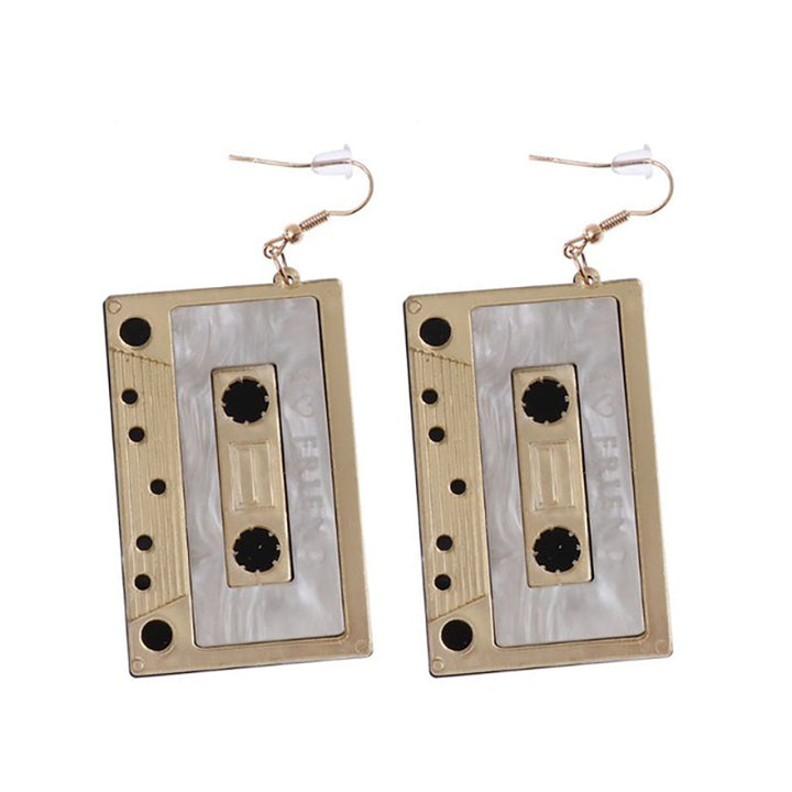 Retro-Inspired Cassette Tape Earrings Stornfield