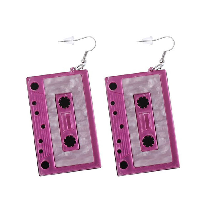 Retro-Inspired Cassette Tape Earrings Stornfield