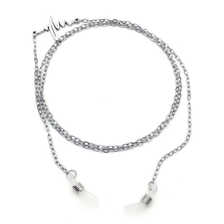 Trendy Heartbeat Design Eyewear Chain Stornfield