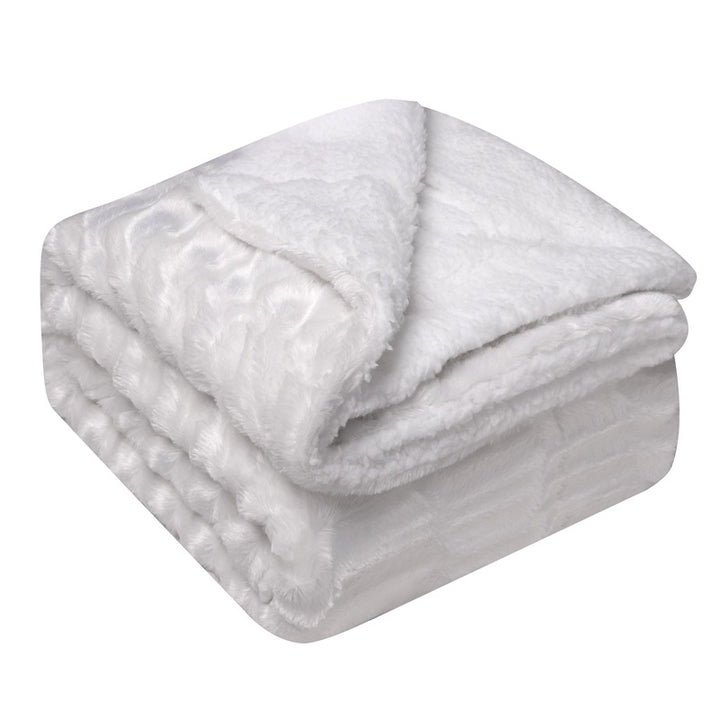 Women's luxurious cuddly blanket made of soft microfiber fabric Stornfield
